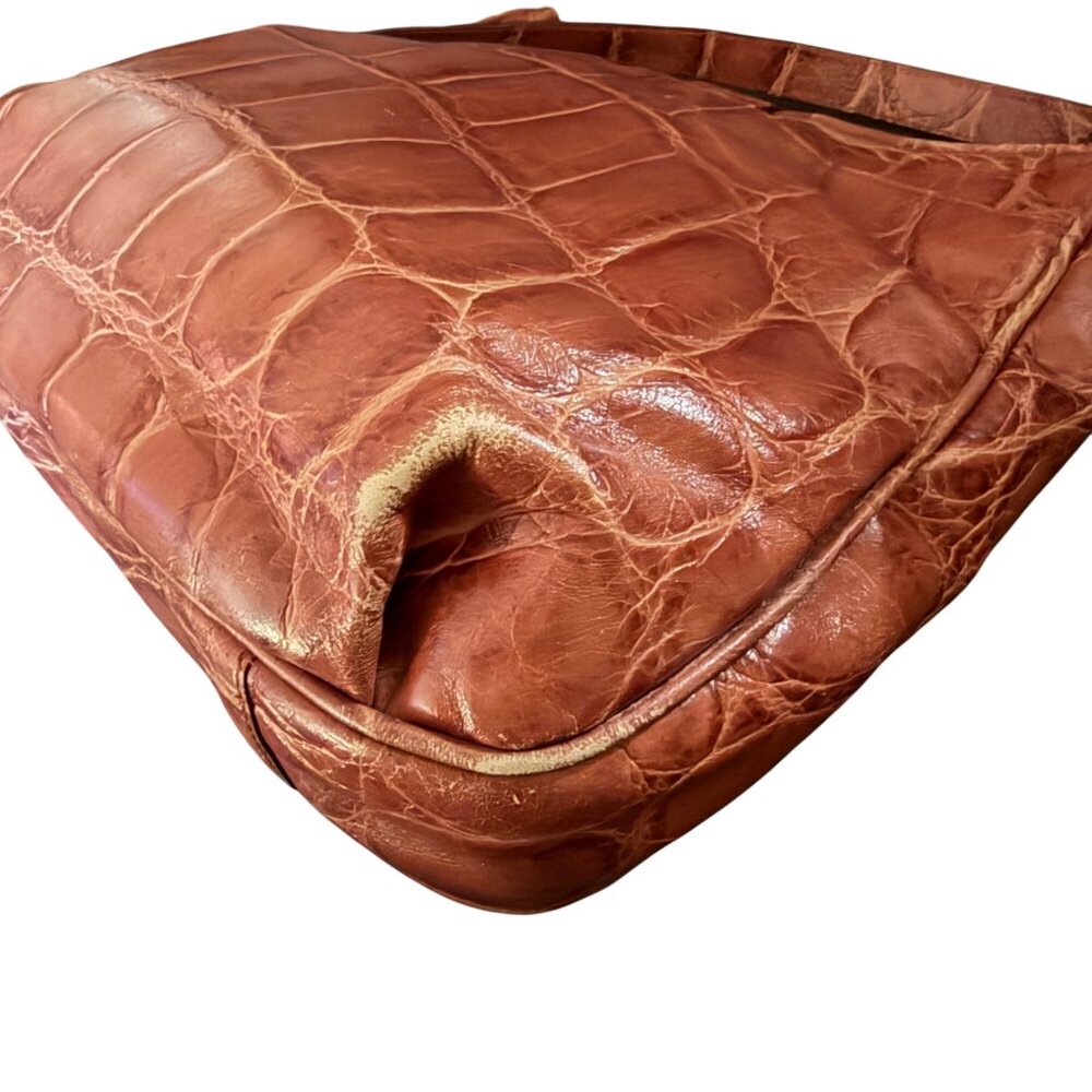 Brahmin Crocodile Leather Shoulder Bag - Picture 5 of 8